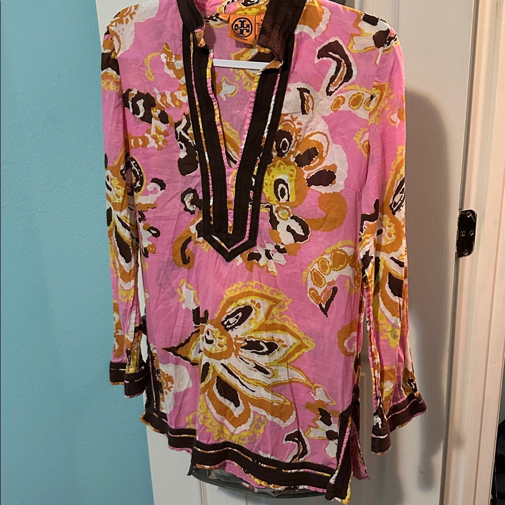 Tory Burch Pink Boho Top